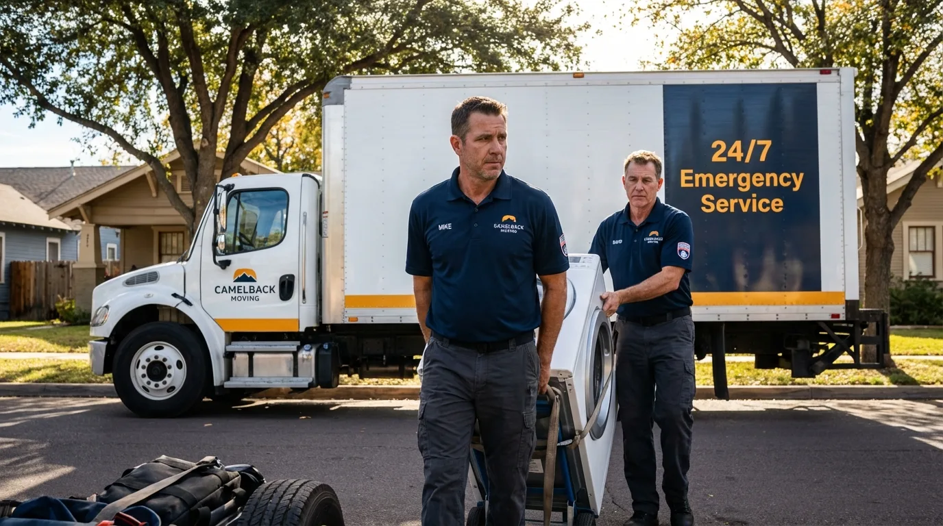 CamelBack Moving crew loading furniture in Raritan, NJ