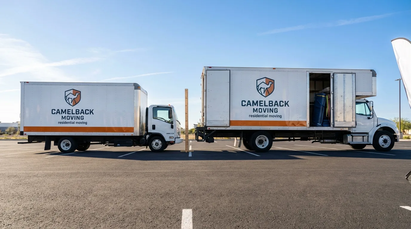 Moving truck size capacity guide in Raritan
